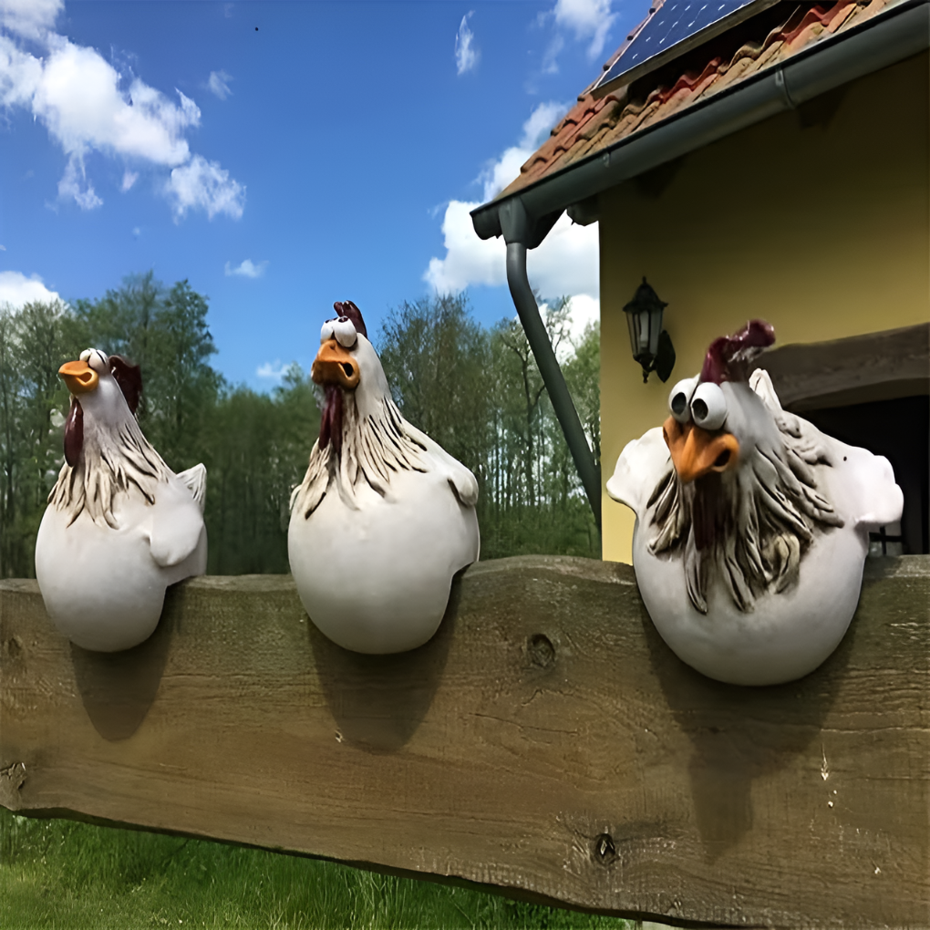Colorful Chicken Yard Decorations - Olytrend