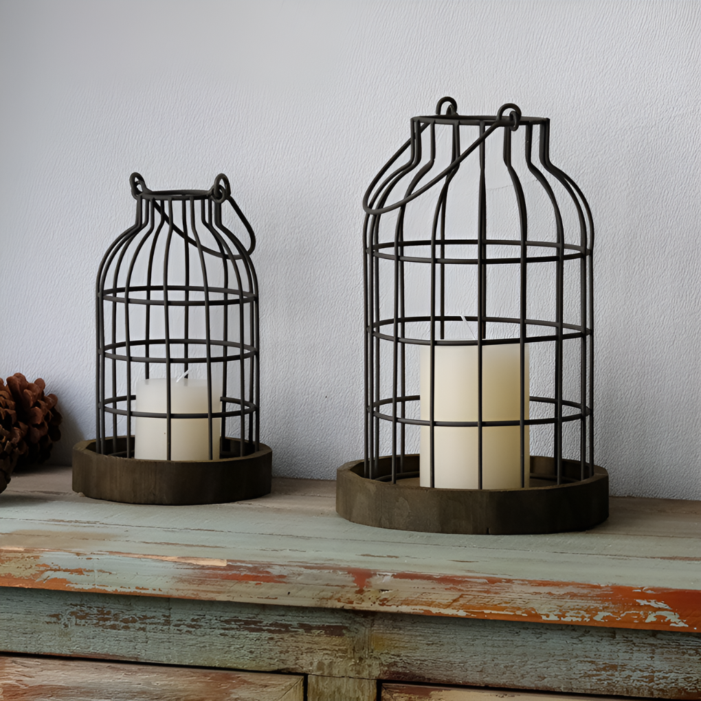 Rustic Country Lantern Set - Olytrend