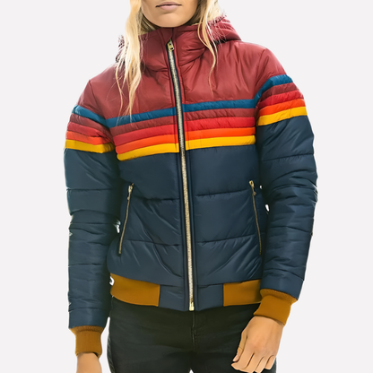 Ladies Waterproof Parka with Hood and Zip