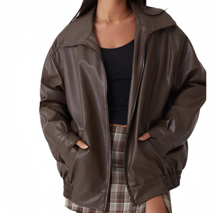 Ladies Large Fit Bomber Coat