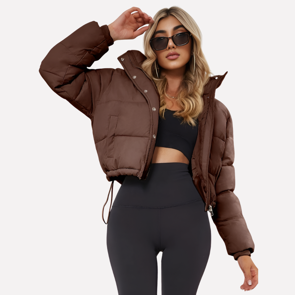 Women's Waterproof Hooded Zip Up Jacket - Olytrend