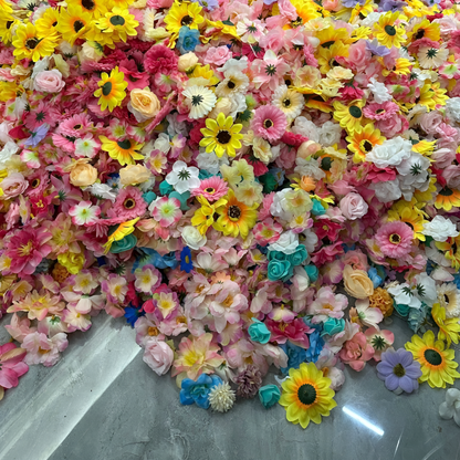 Colorful Fake Flower Garland Set - Olytrend