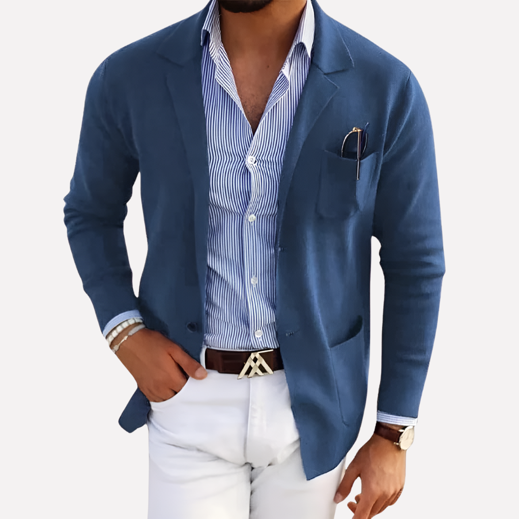 Classic Fit Wool Jacket - Olytrend