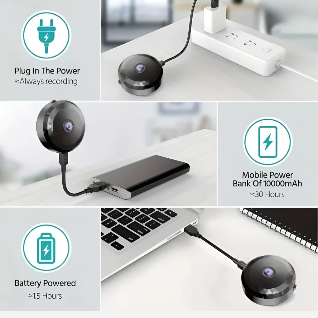 Compact Wi-Fi 1080p Security Cam - Olytrend