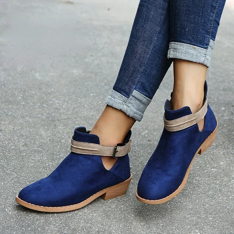 Fashionable Low Heel Boots for Women