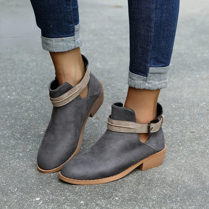 Fashionable Low Heel Boots for Women