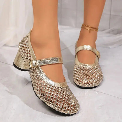 Elegant Ankle Strap Heels for Women - Nocini