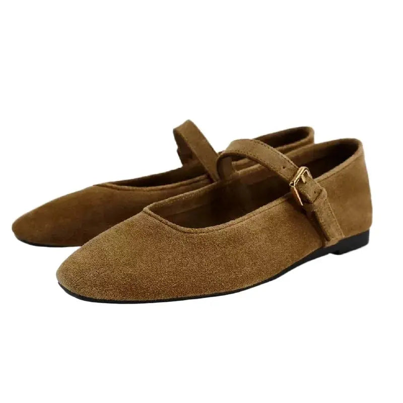Elegant Womens Mary Jane Flat Shoes - Nocini