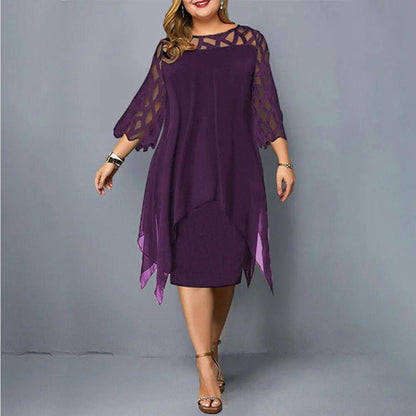 Stylish Knee Length Dress for Women - Nocini