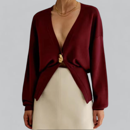 Classic Open Front Women's Cardigan Sweater