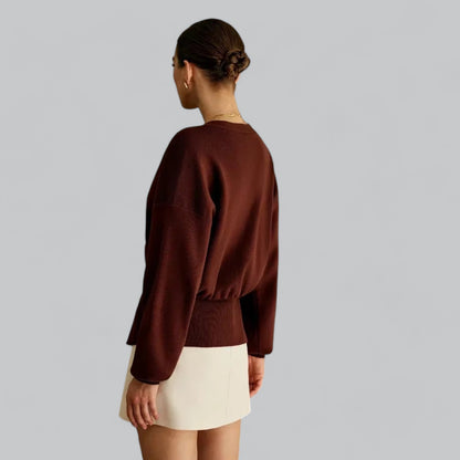 Classic Open Front Women's Cardigan Sweater