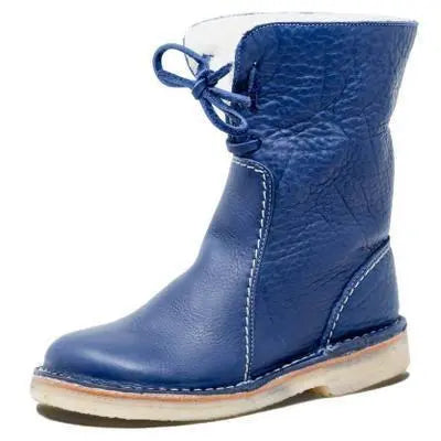 Warm Insulated Black Winter Boots for Women