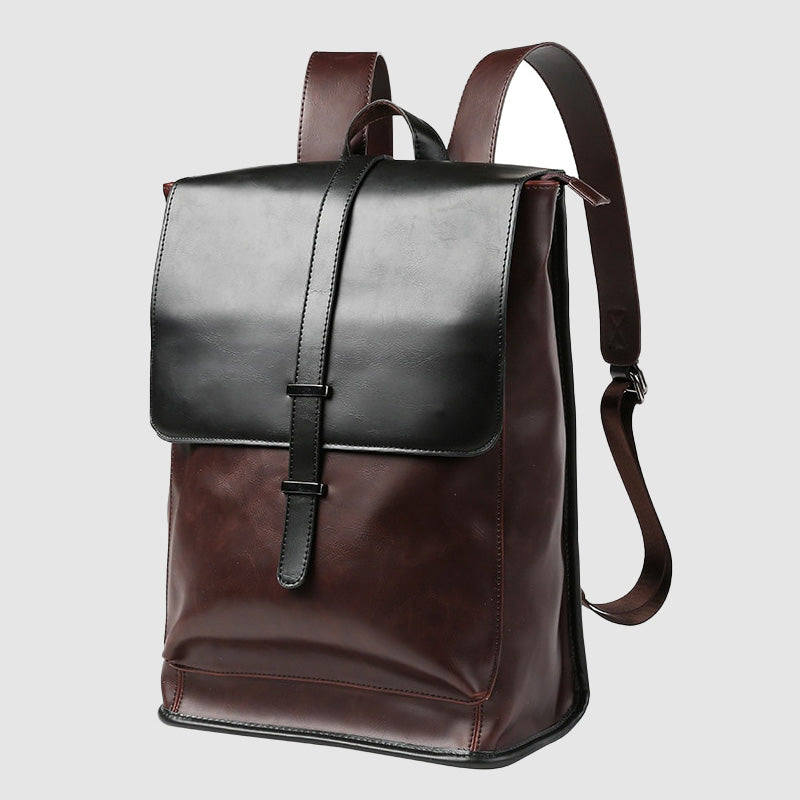 Classic Two-Tone Closure Backpack - Nocini