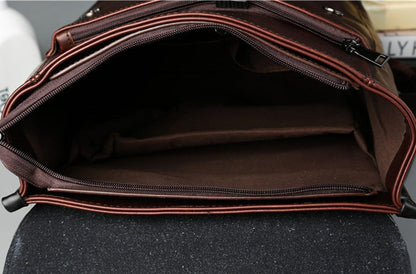 Classic Two-Tone Closure Backpack