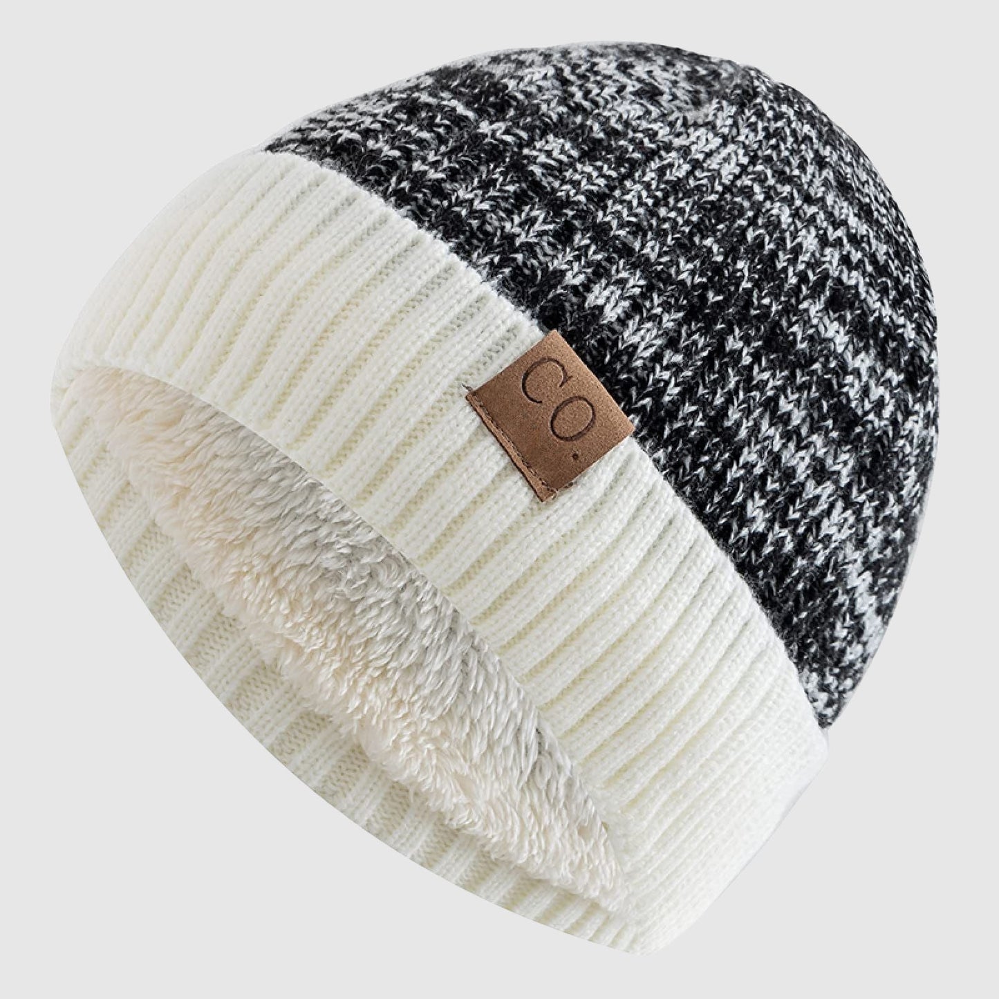 Warm Fit Winter Beanie | Thick Ribbed Lined Hat