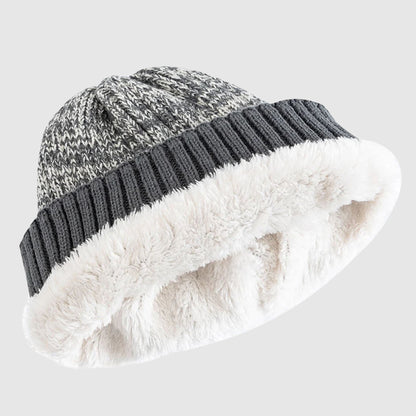 Warm Fit Winter Beanie | Thick Ribbed Lined Hat