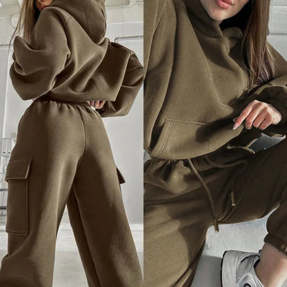 Comfy Women's 2-Piece Hoodie Tracksuit