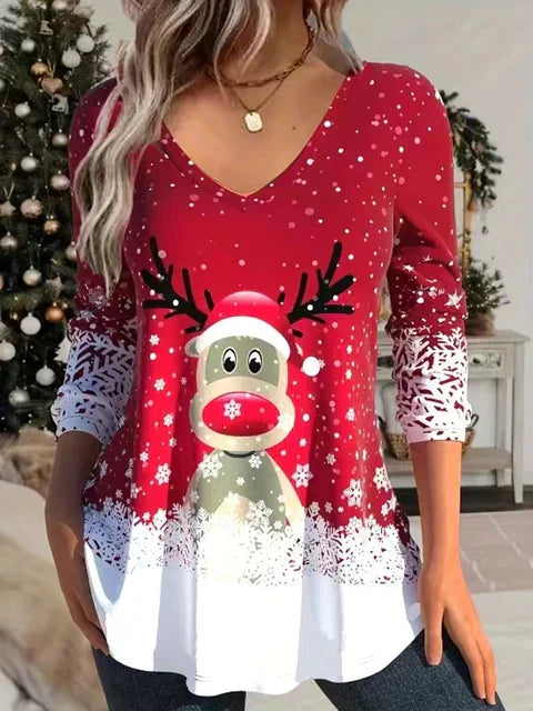 Warm Holiday Women's Christmas Sweaters - Nocini