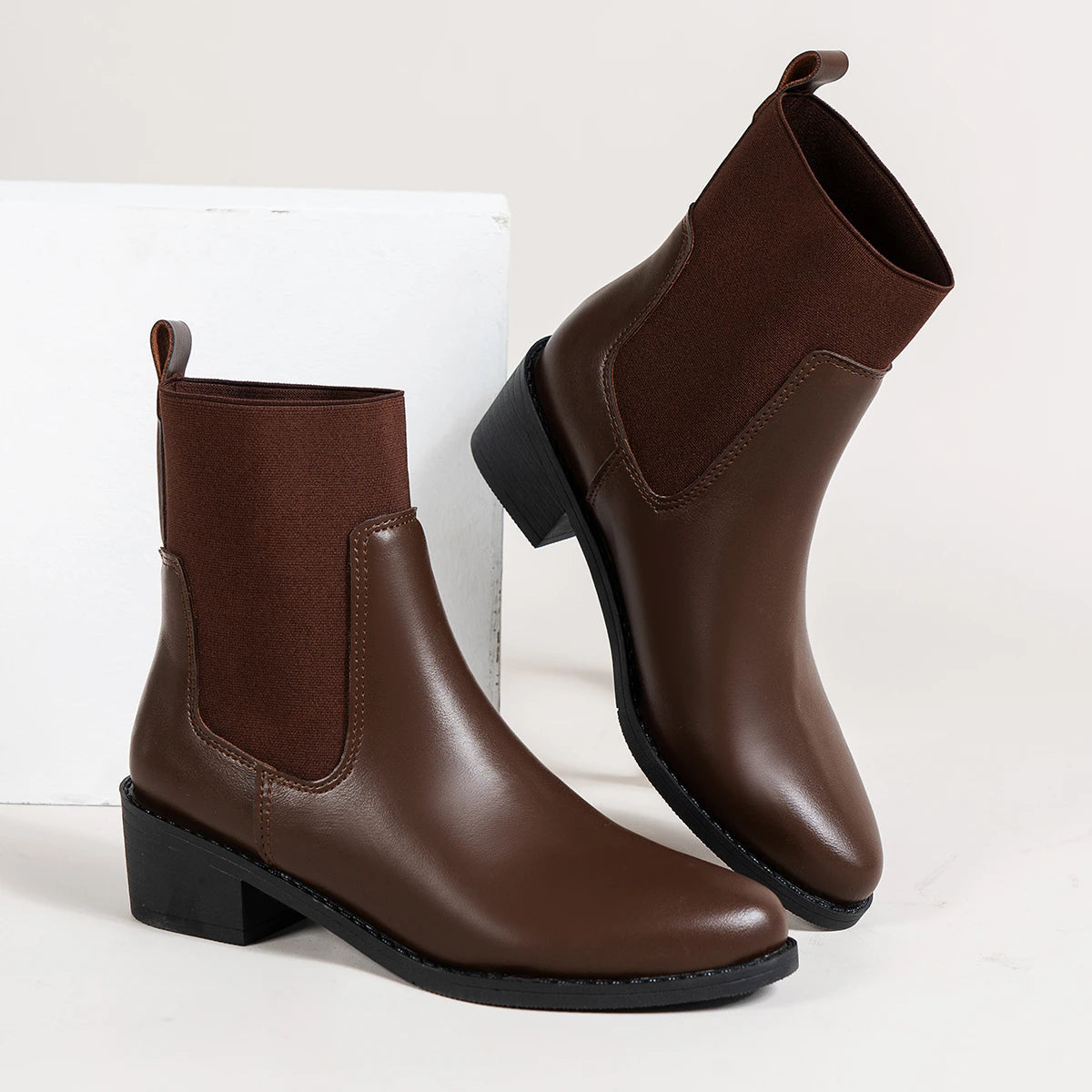 High Heel Ankle Boots for Women - Classic and Comfortable - Nocini