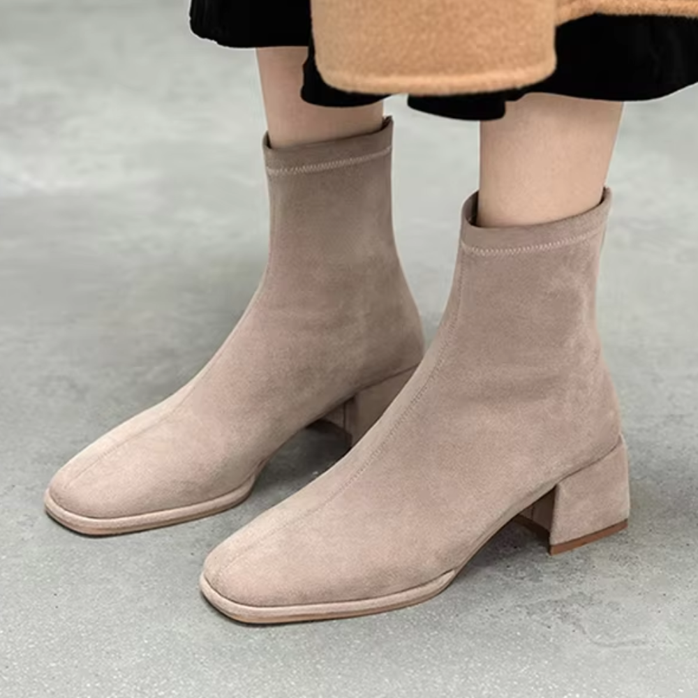 Timeless Low Heel Ankle Boots for Women - Nocini