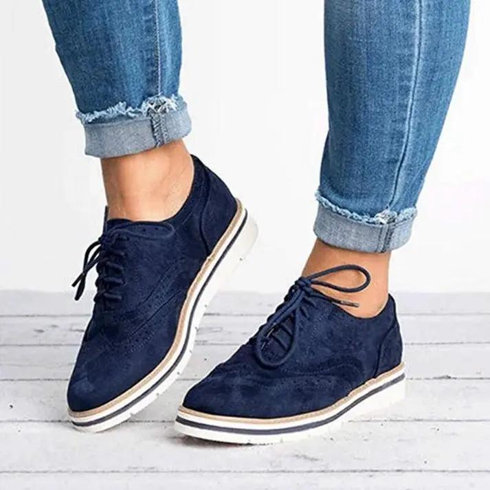 Classic Brogue Trainers for Women – Stylish & Comfortable All-Day Wear-Caliboot