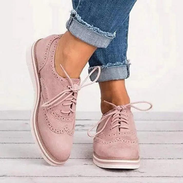 Fashionable Lace Up Shoes for Women - Nocini