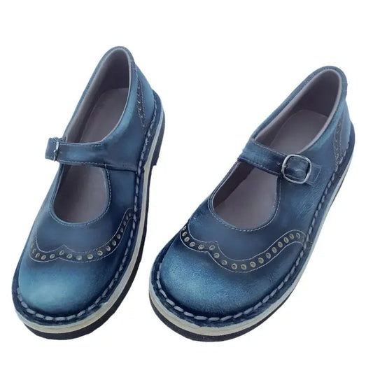 Timeless Women's Mary Jane Flat Shoes - Nocini
