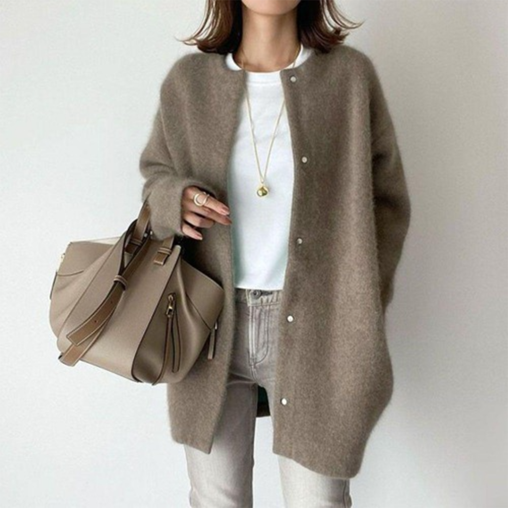 Elegant Knit Cardigan Sweater