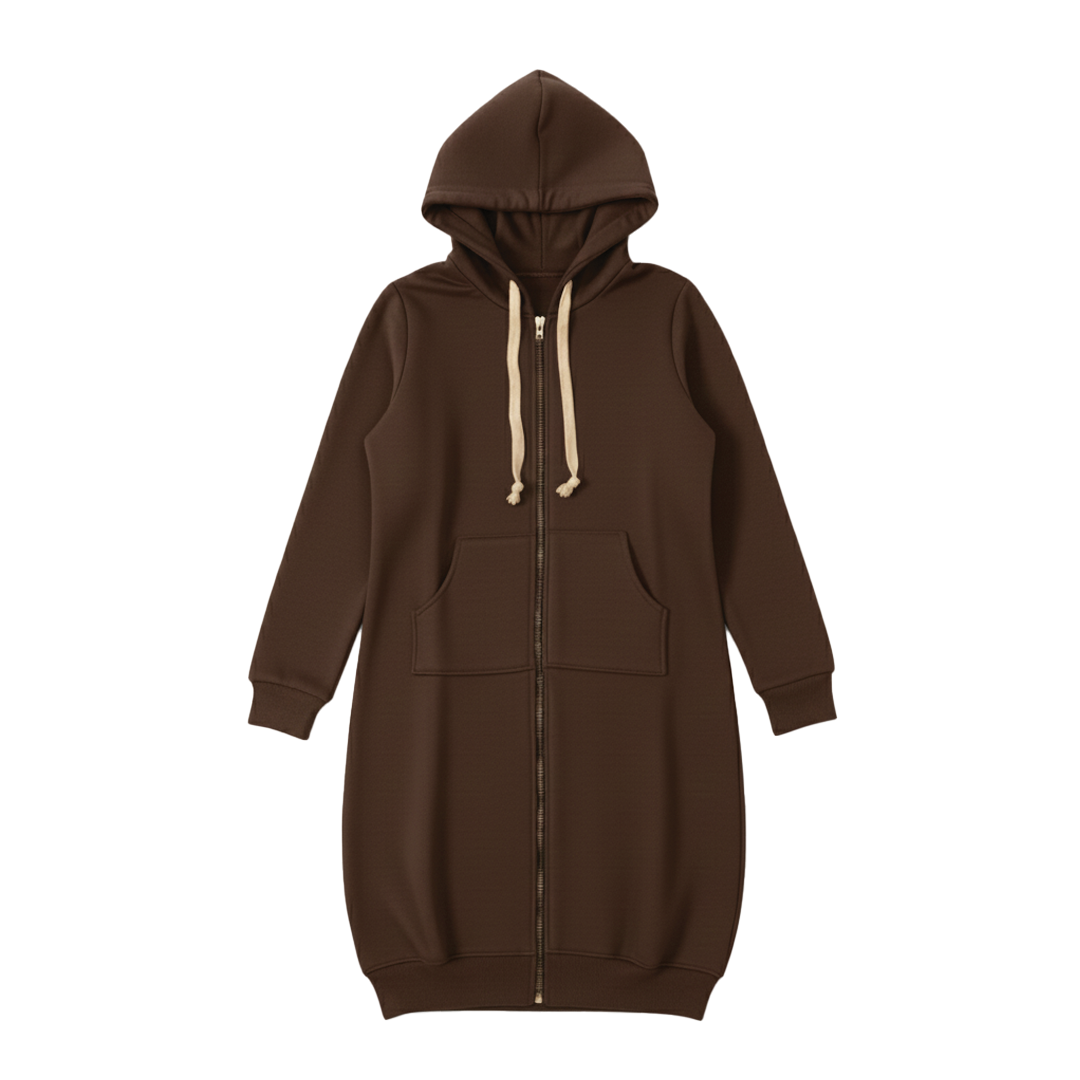 Comfy Oversized Zip Up Hoodie for Daily Wear