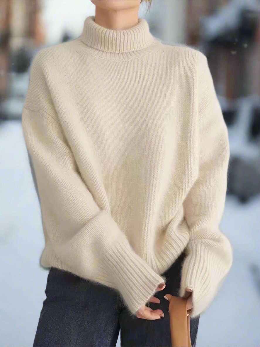Cozy Oversized Women's Long Sleeve Sweater