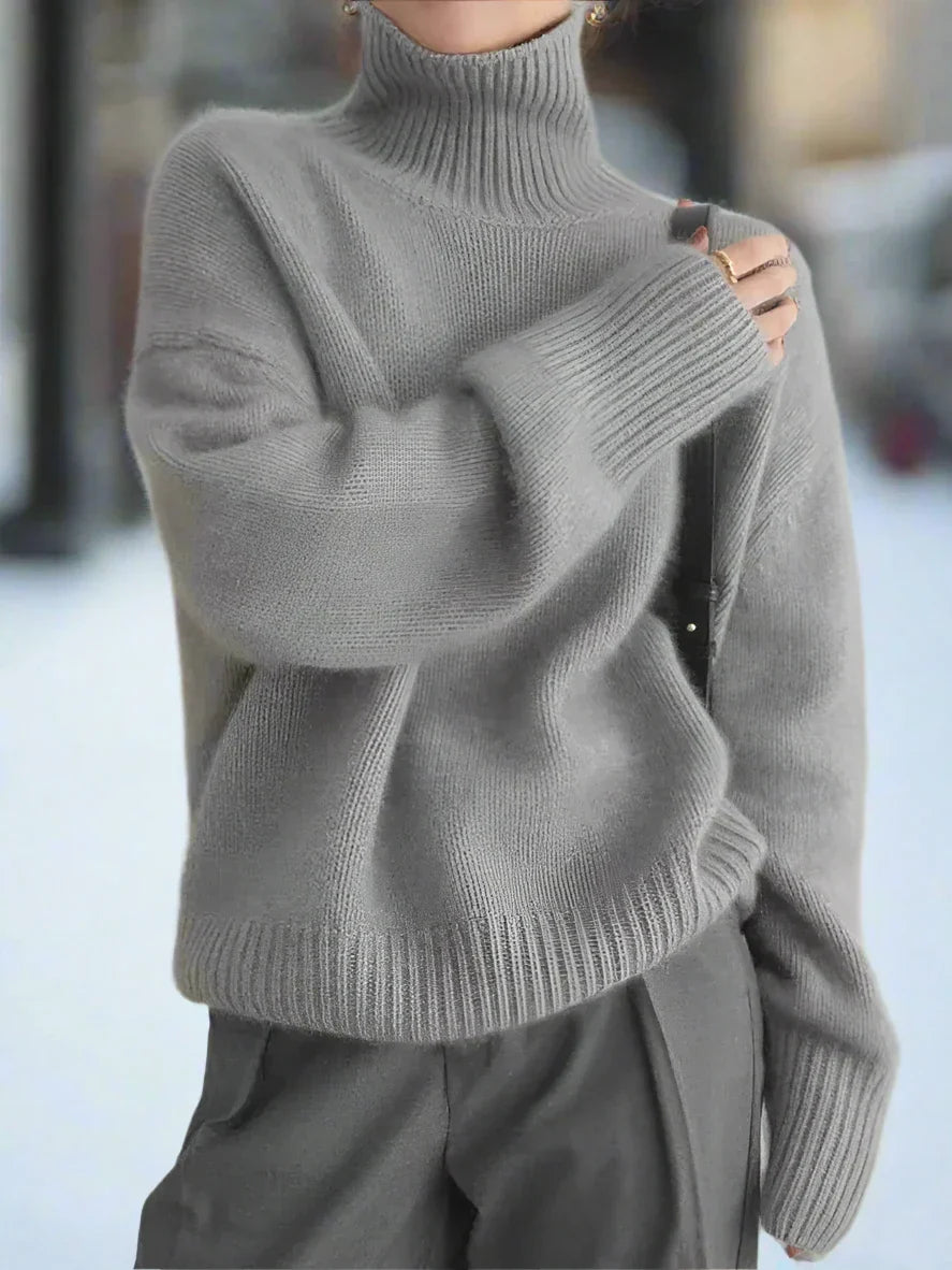 Cozy Oversized Long Sleeve Women's Sweater