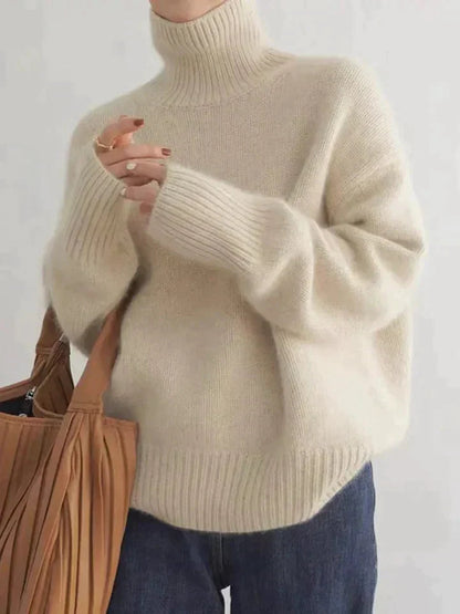 Premium Soft Wool Crew Neck Sweater for Women