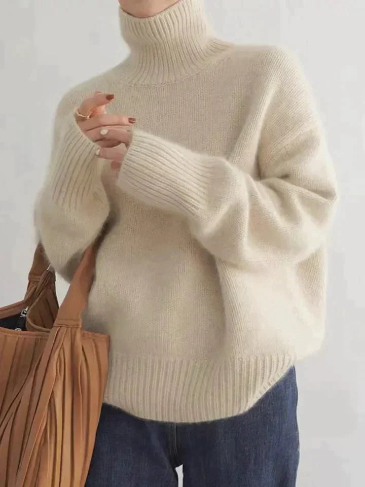 Soft Premium Wool Crew Neck Sweater for Women
