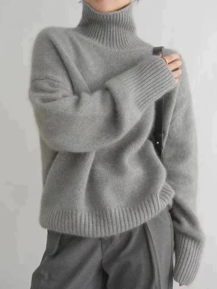 Soft Premium Wool Crew Neck Sweater for Women