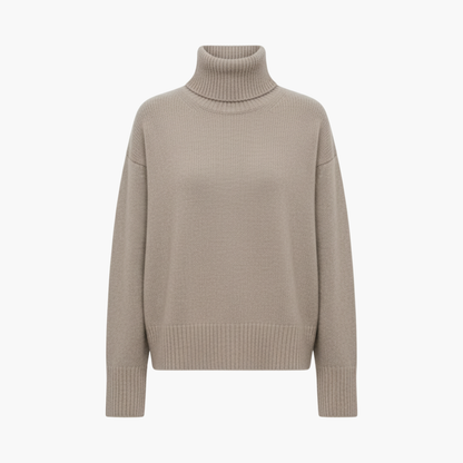 Comfy Women's Loose Fit Crew Neck Sweater