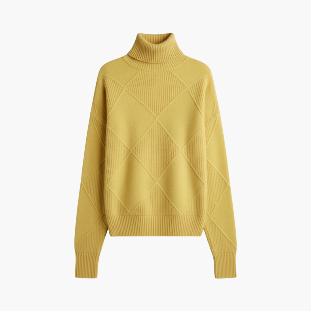 Classic Crew Neck Wool Sweater for Women - Olytrend