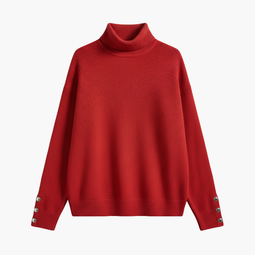 Ladies Classic Crew Neck Winter Sweater - Olytrend