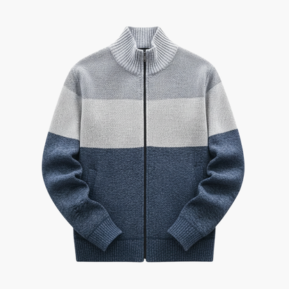 Men's Crew Neck Colour Block Sweater - Olytrend