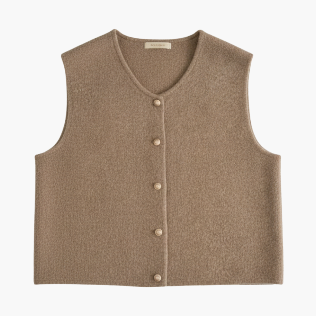 Ladies' Zip Front Padded Vest - Olytrend