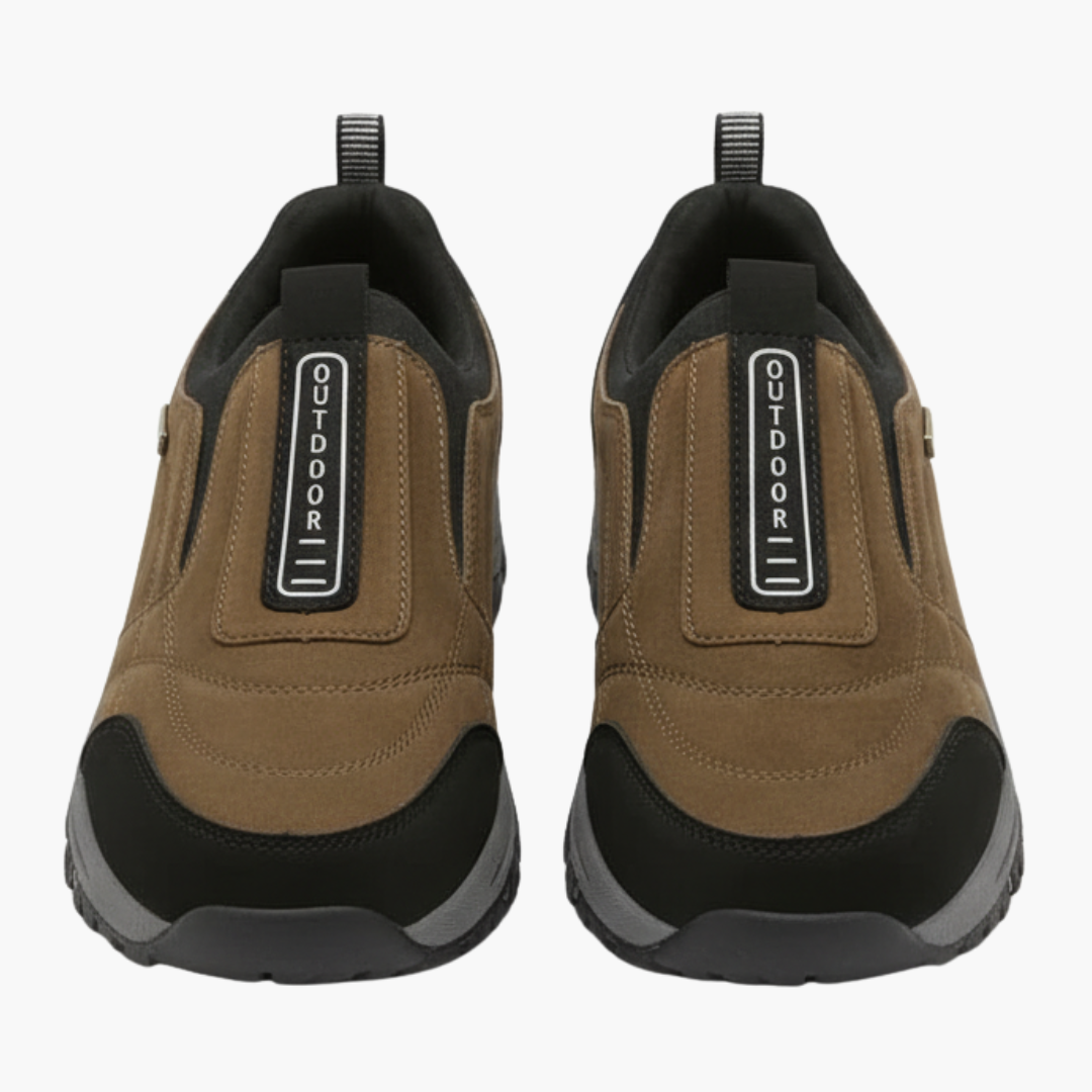 Comfortable Men's Hiking Slip On Shoes with Cushioning - Olytrend