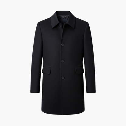 Classic Fit Men's Button Down Coat - Olytrend