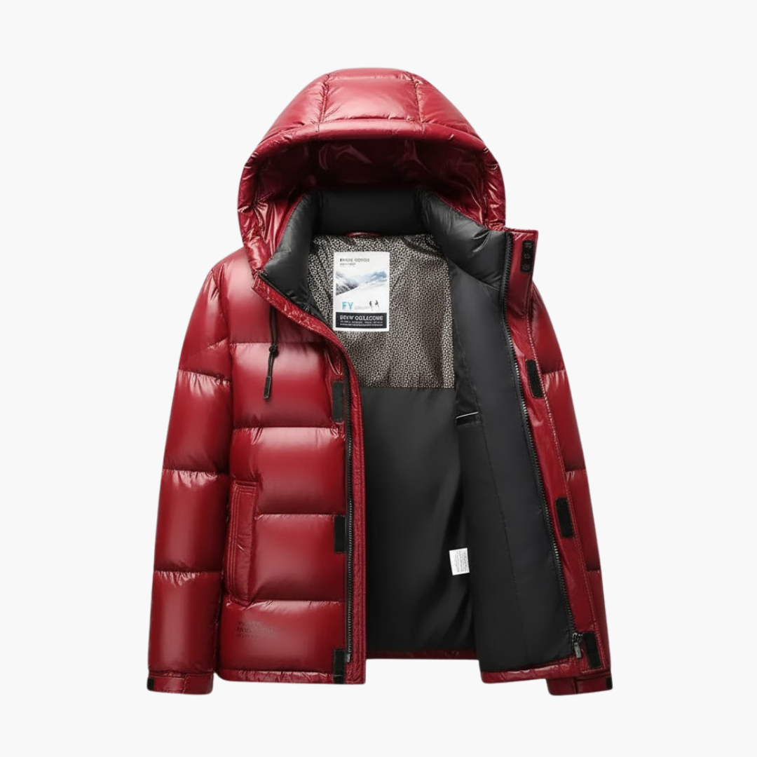 Warm Waterproof Men's Zip Up Hooded Jacket - Olytrend