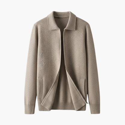 Classic Mens Cardigan with Pockets and Relaxed Fit - Olytrend