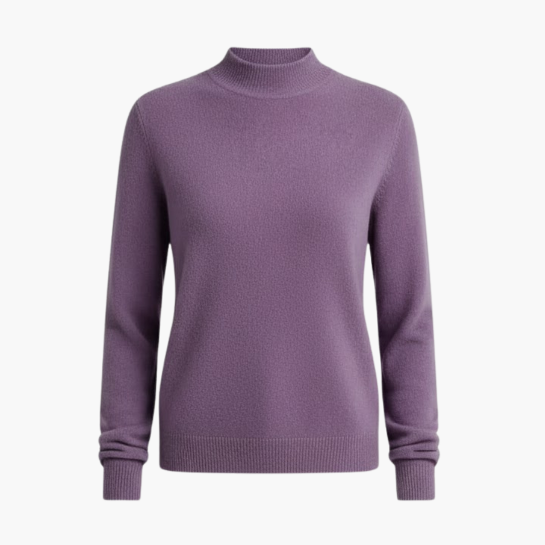 Soft Women's Crew Neck Warm Sweater - Olytrend