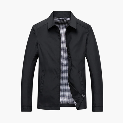 Men's Zip Up Shirt Collar Jacket - Olytrend