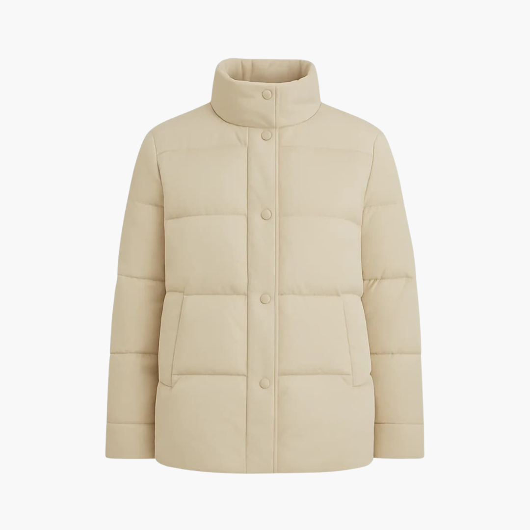Warm Waterproof Women's Puffer Coat - Olytrend