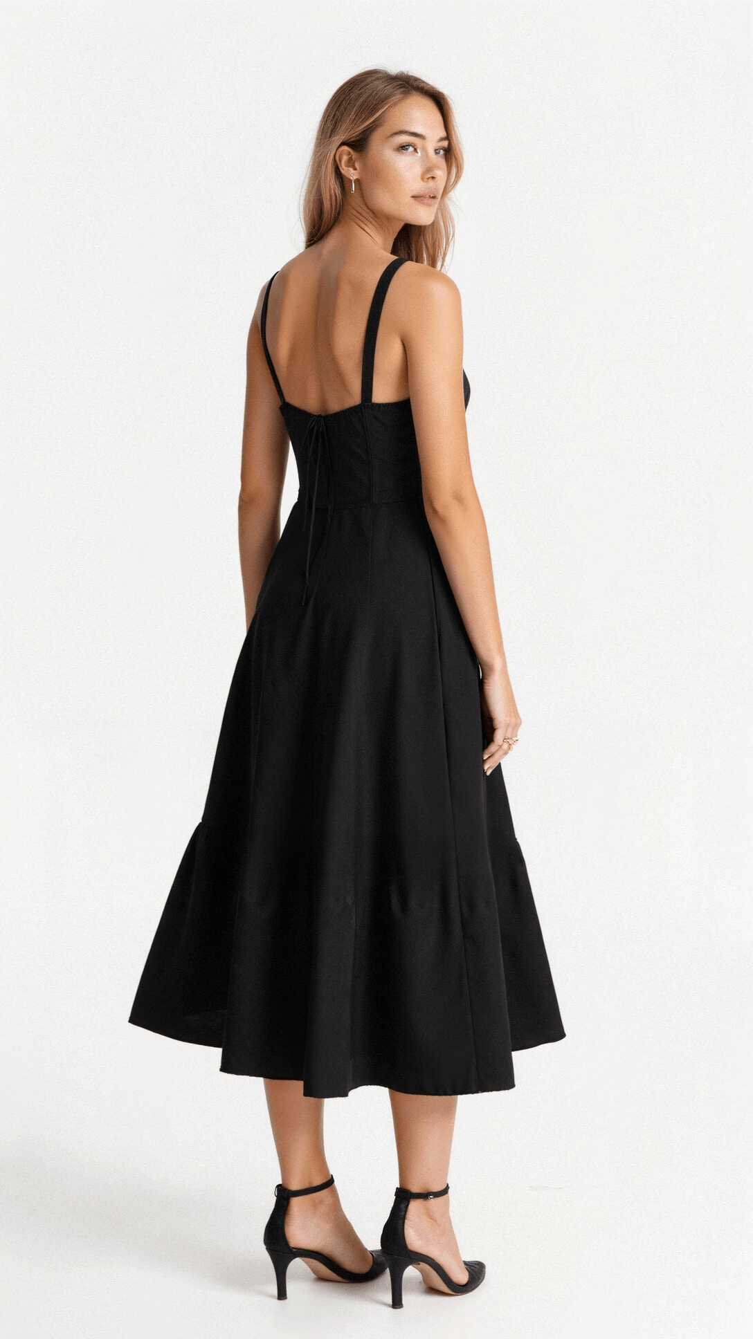 Slimming Waist Midi Dress - Perfect Fit for Women