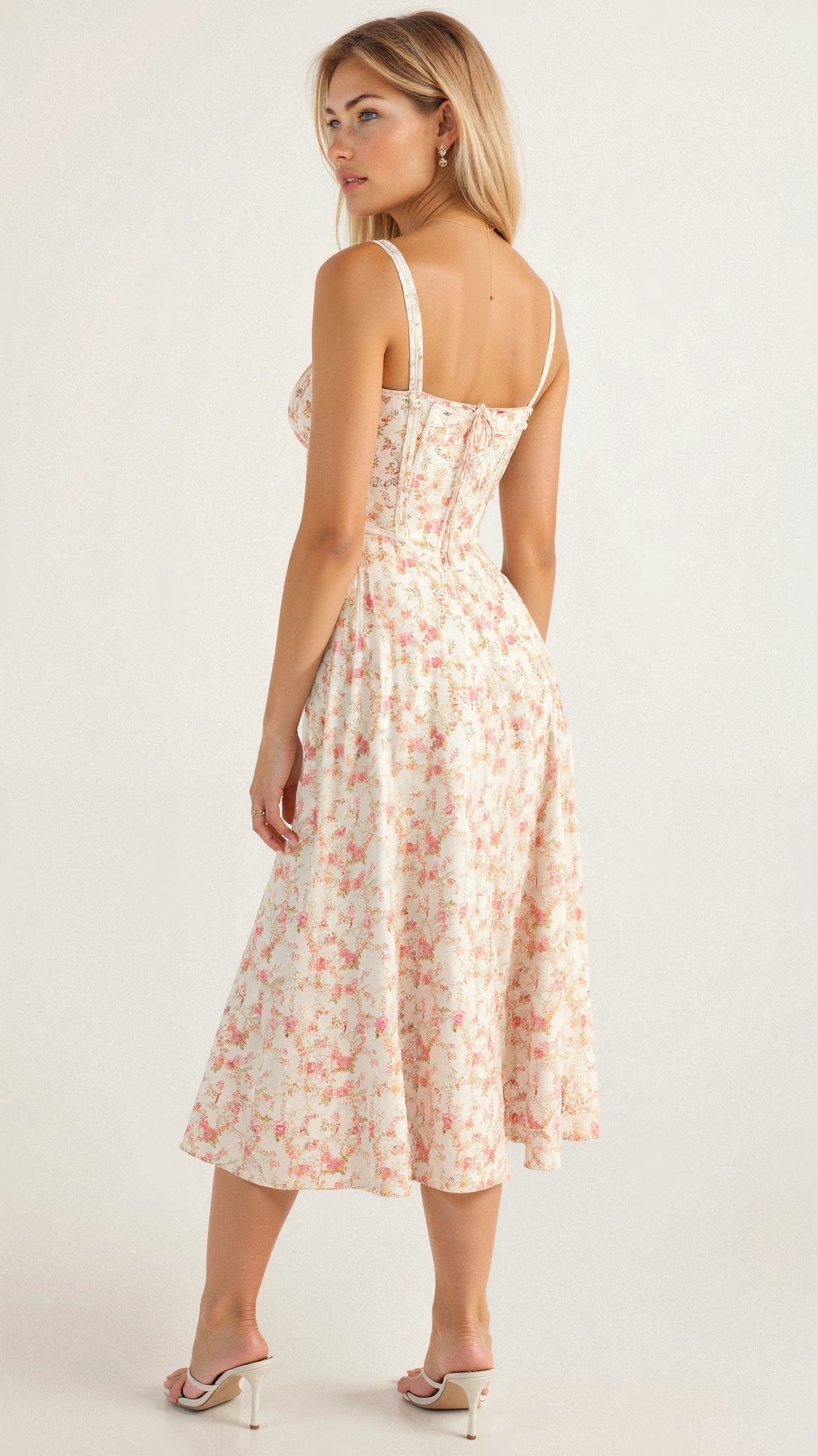 Slimming Waist Midi Dress - Perfect Fit for Women