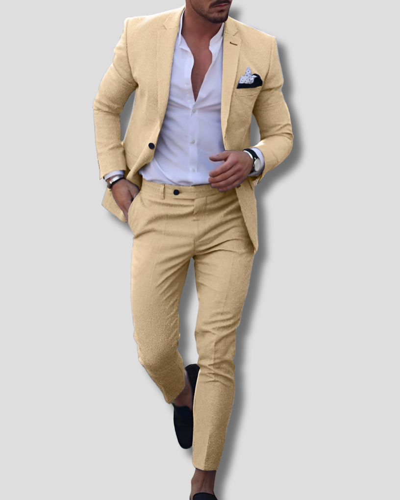 Relaxed Fit Two Piece Suit