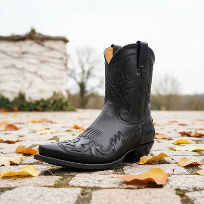 Rugged Western Riding Boots - Pexav